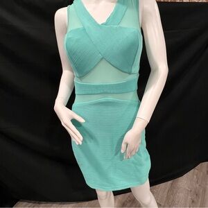 Bebe Mint Green Sleeveless Dress